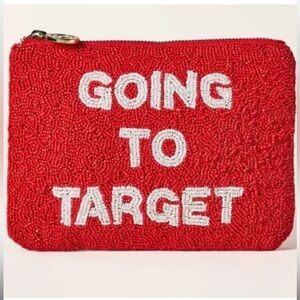 NWT: kate spade x Target 
“going to Target” beaded pouch